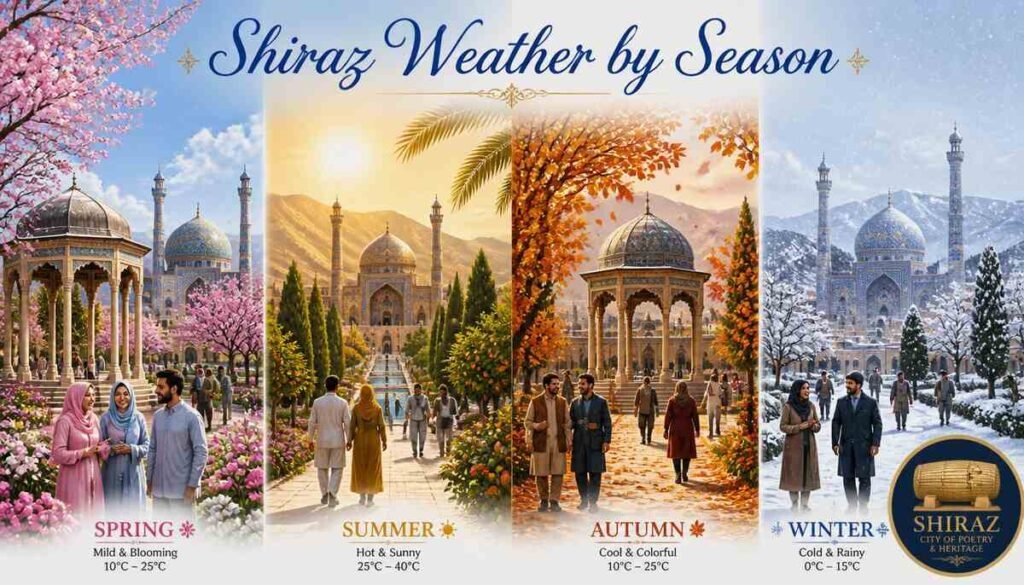 Shiraz Weather by Season